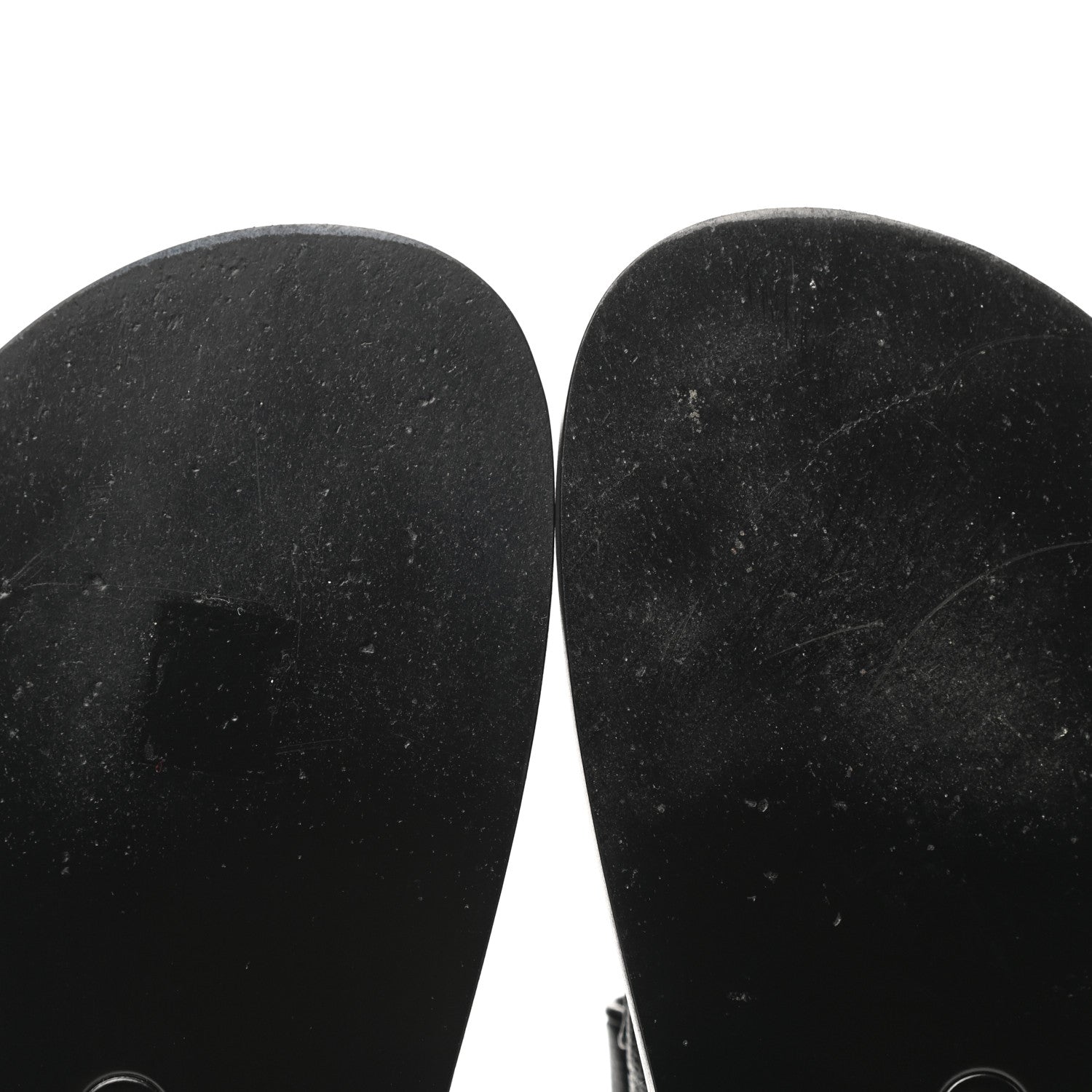 Chanel Grained Calfskin Velcro Dad Sandals 36.5 Black 9 of 10