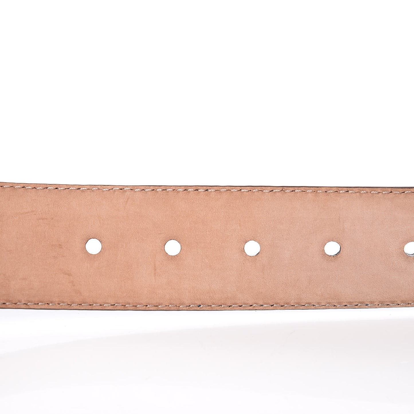 Soft Microguccissima Margaux Calfskin Belt 80 32 Deep Cobalt