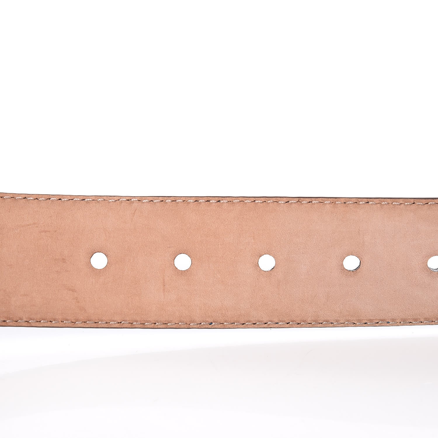 Gucci Soft Microguccissima Margaux Calfskin Belt 80 32 Deep Cobalt 5 of 8