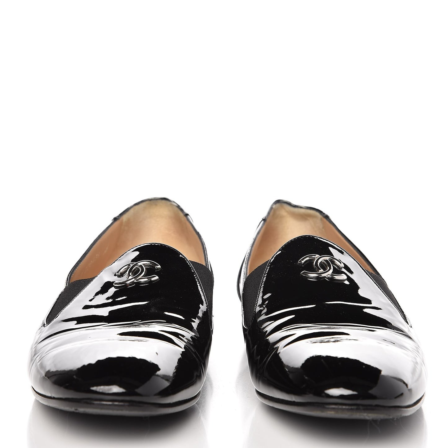 Patent CC Loafers 40.5 Black