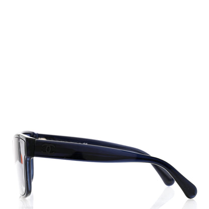 Chanel Acetate Butterfly CC Sunglasses 5386 Blue 3 of 8