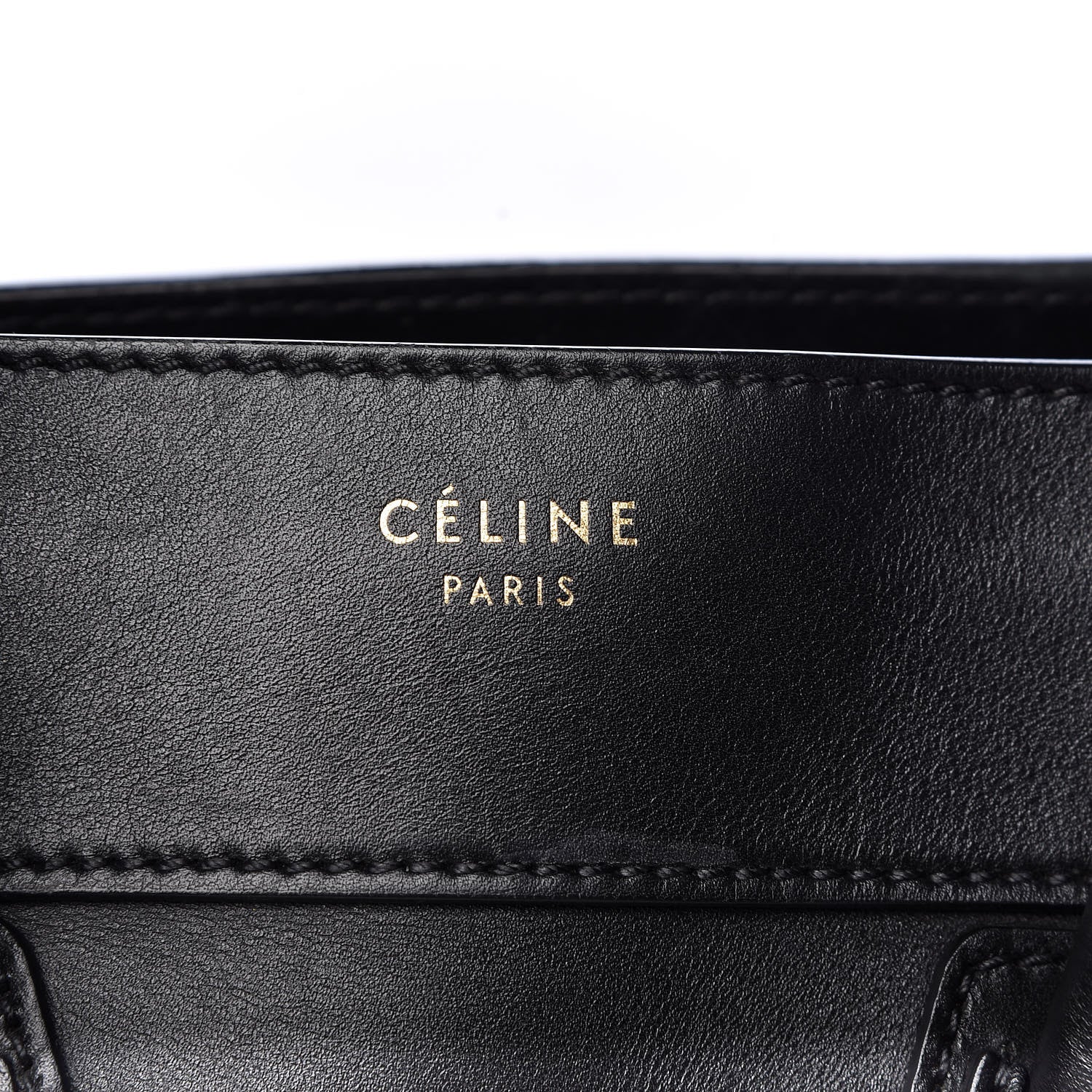 Celine Smooth Calfskin Mini Luggage Black 7 of 33