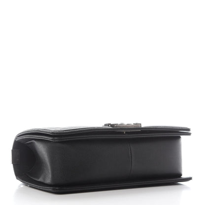 Chanel Caviar Quilted Medium Boy Flap Black 4 of 9