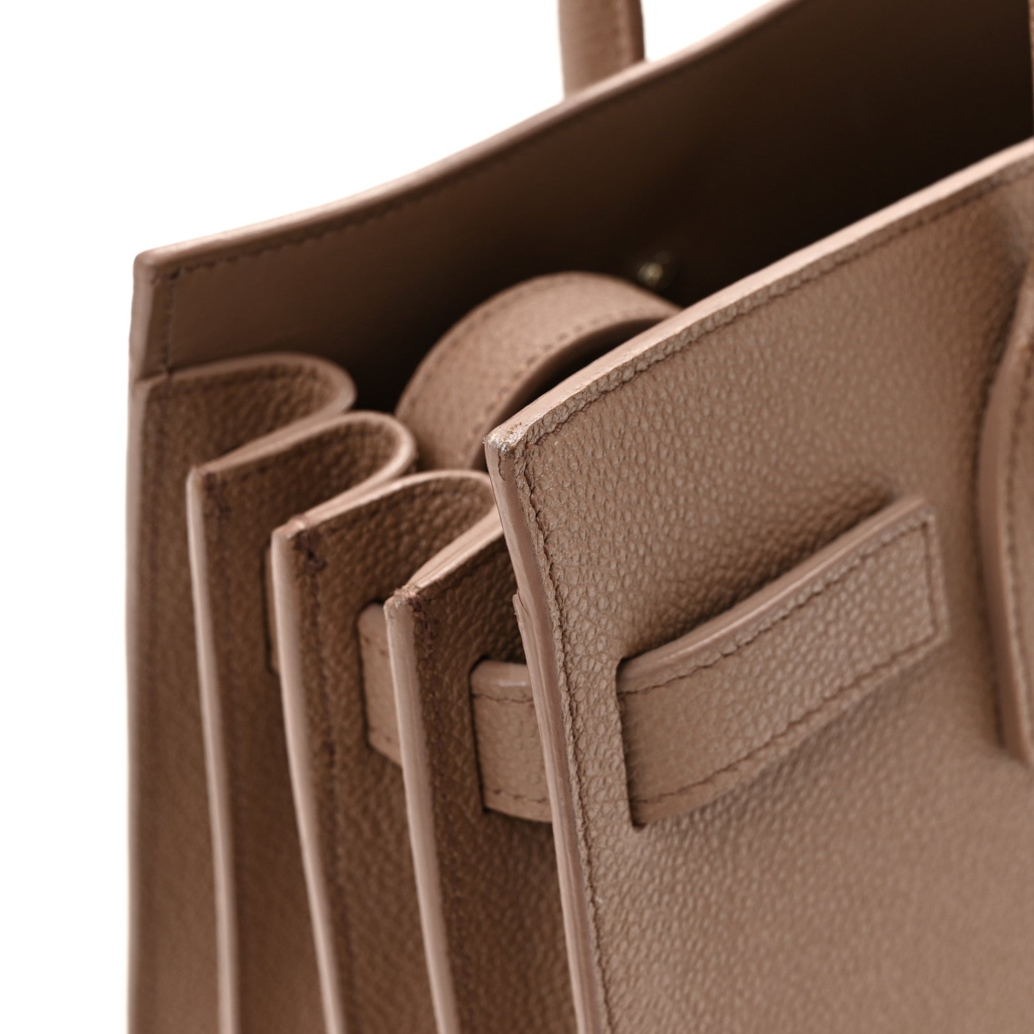 Saint Laurent Grained Calfskin Baby Sac De Jour Pale Blush 15 of 15