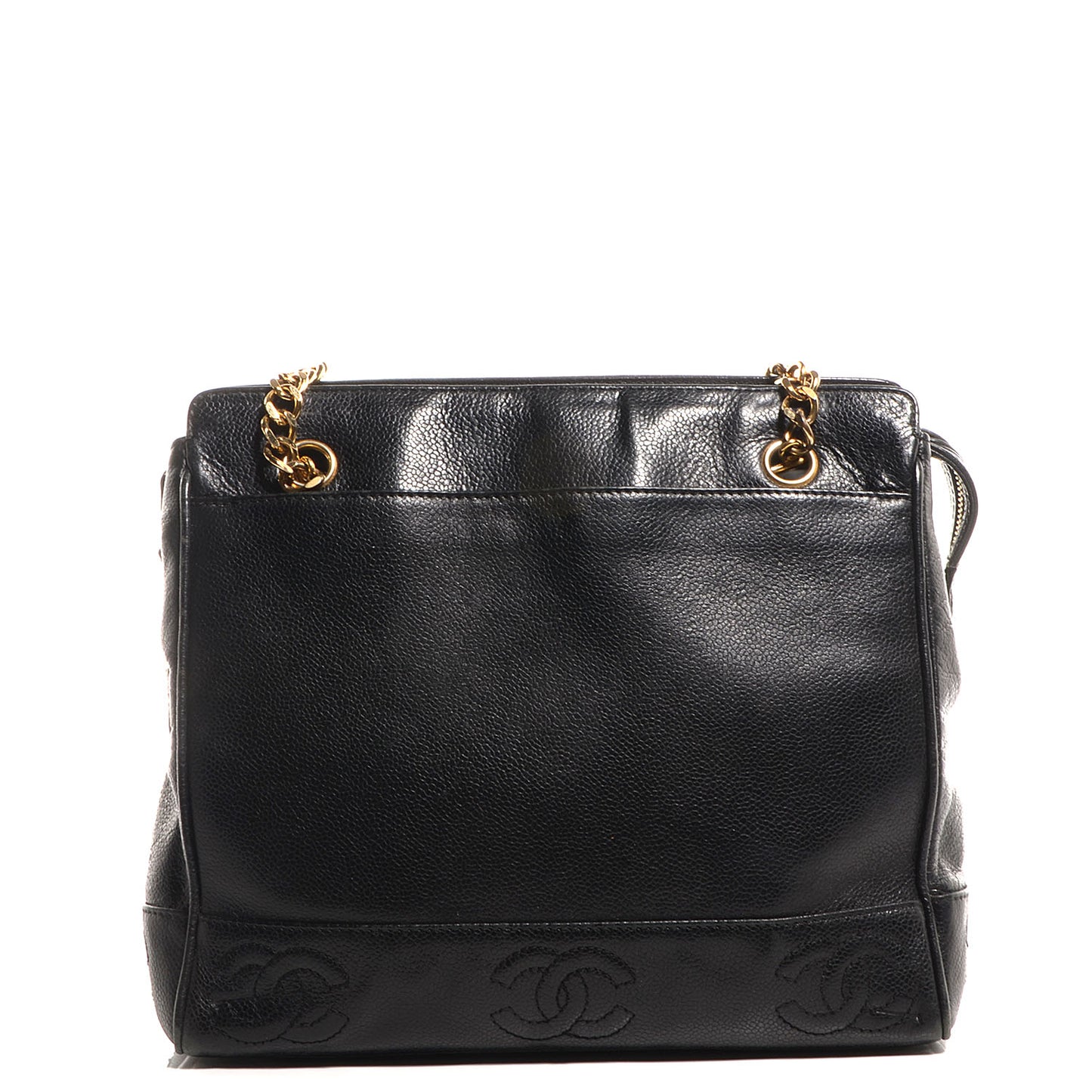 Caviar CC Shoulder Bag Black
