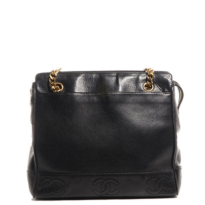 Chanel Caviar CC Shoulder Bag Black 1 of 7