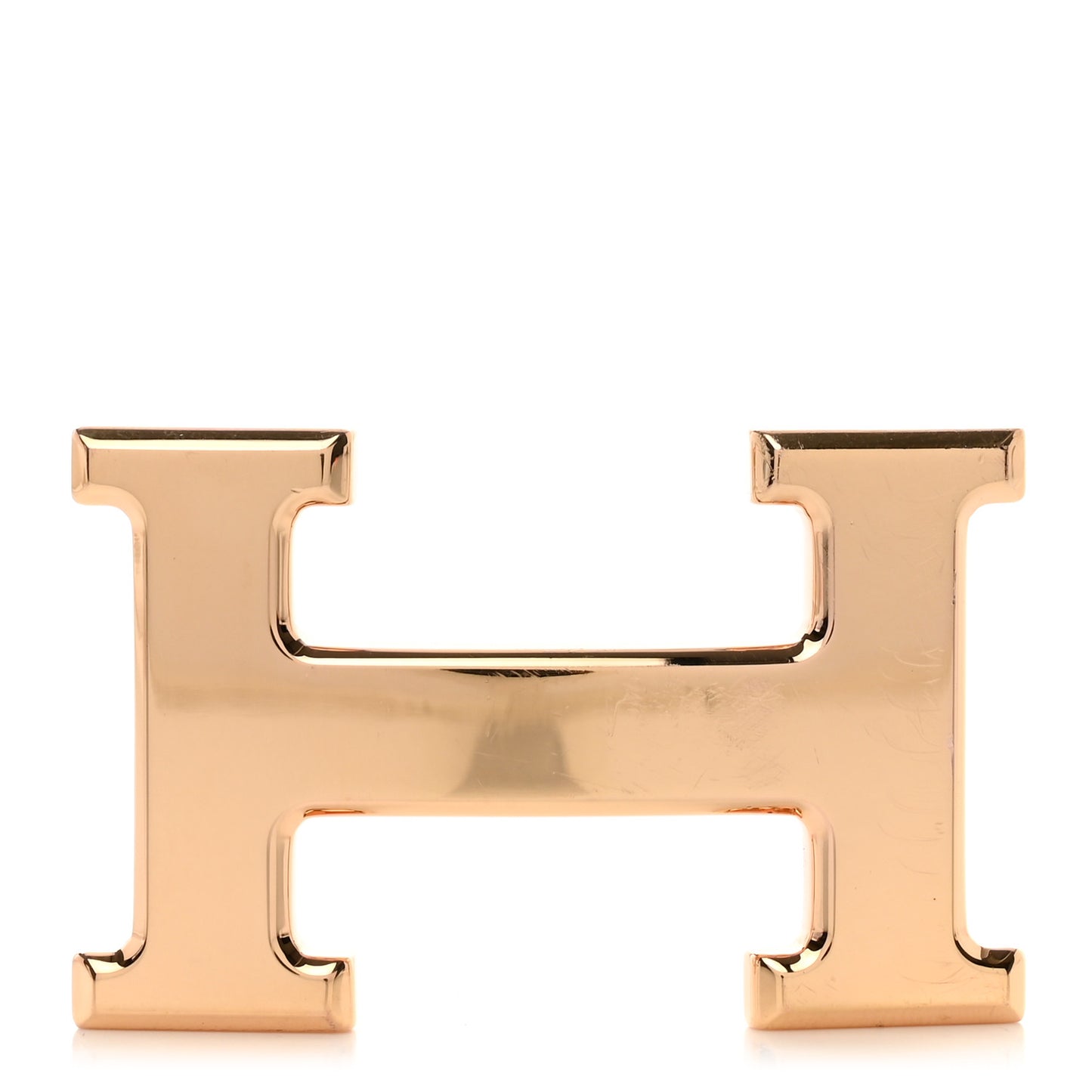 Brass Rose Gold Plated Polished 32mm H Belt Buckle