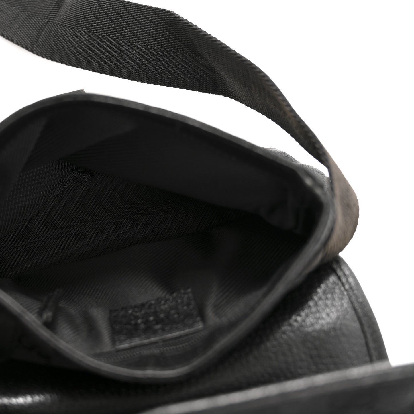 GG Monogram Web Flight Belt Bag Black