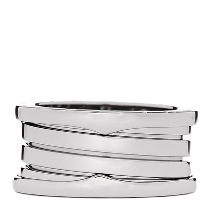 Bulgari 18K White Gold B.Zero1 Three-Band Ring 58 8.25 3 of 5