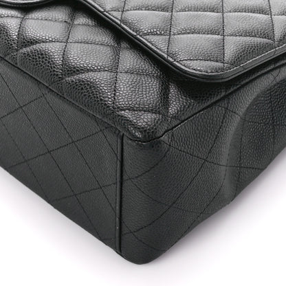 Chanel Caviar Quilted Maxi Double Flap Black 11 of 11