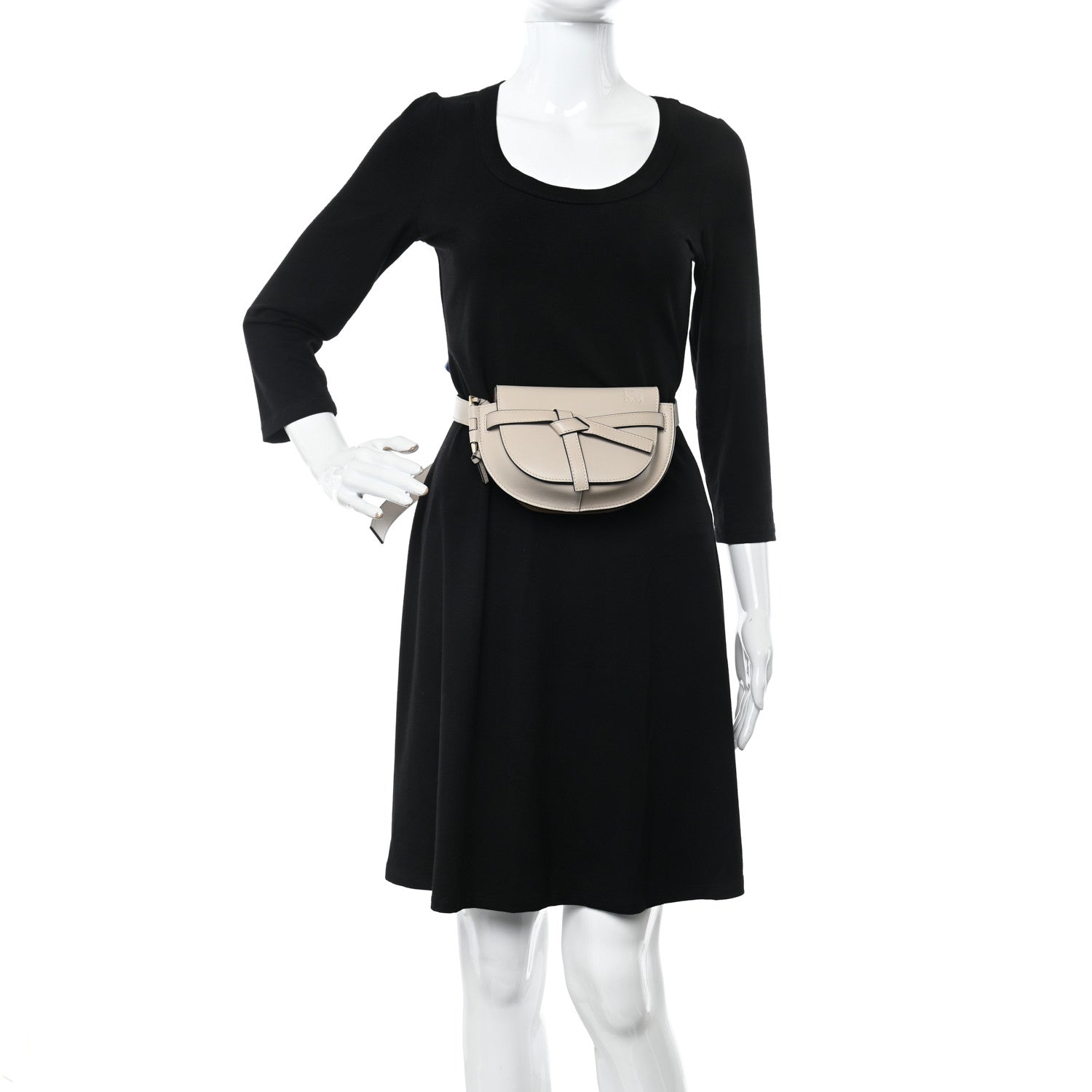 Loewe Calfskin Mini Gate Belt Bag Sand 2 of 10