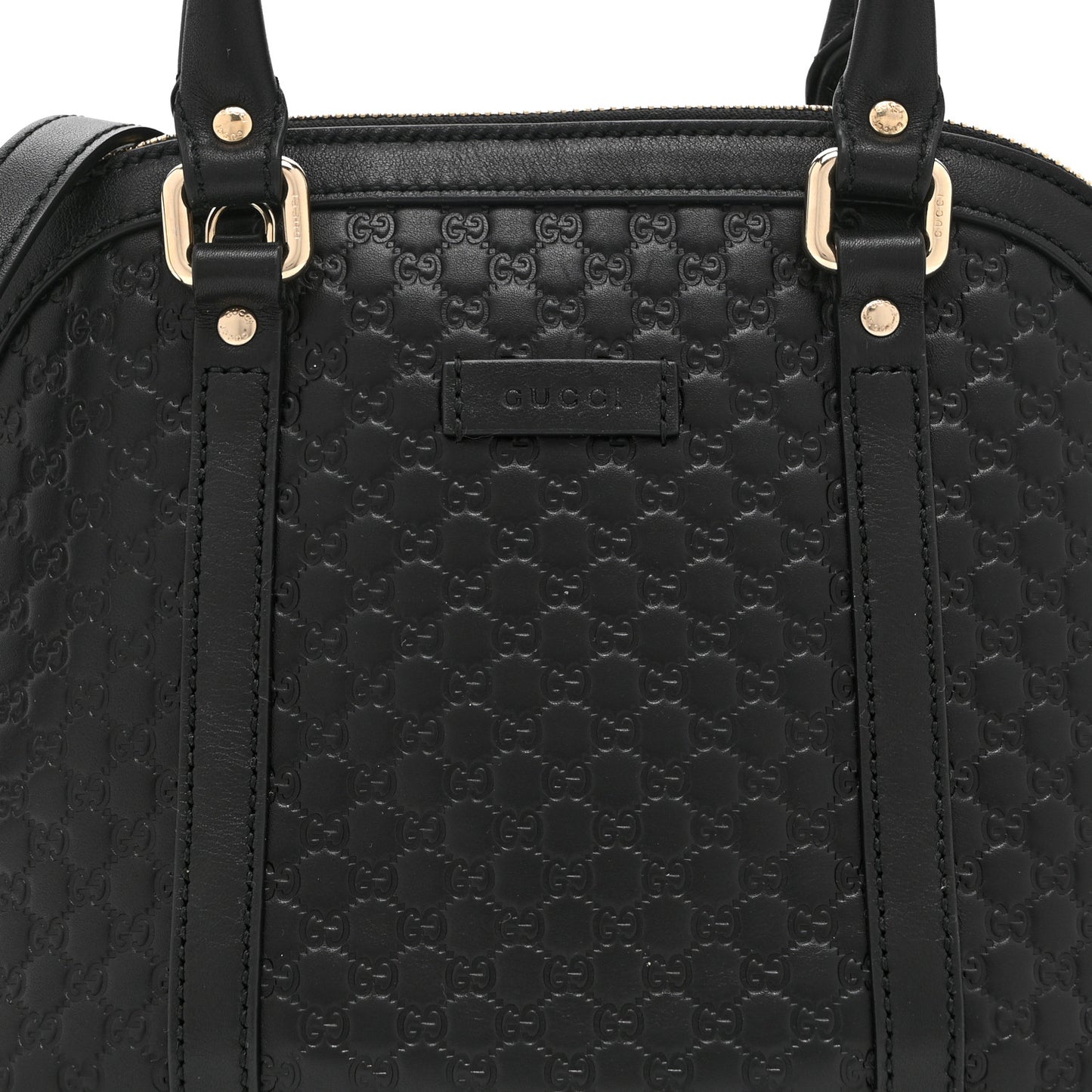 Microguccissima Mini Dome Bag Black