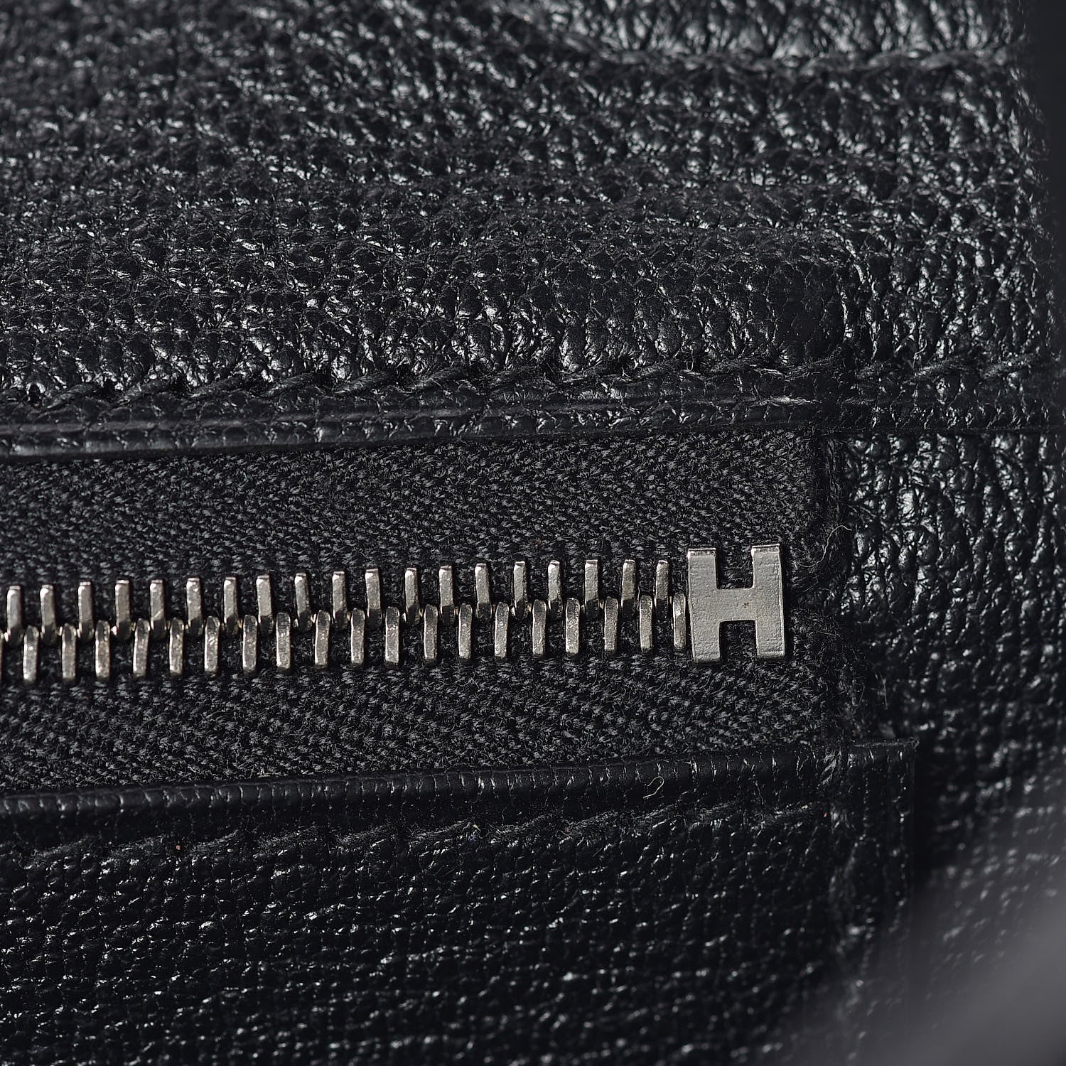 Hermes Clemence Novillo Shiny Niloticus Crocodile Birkin Touch 30 Black Bleu Marine 20 of 32