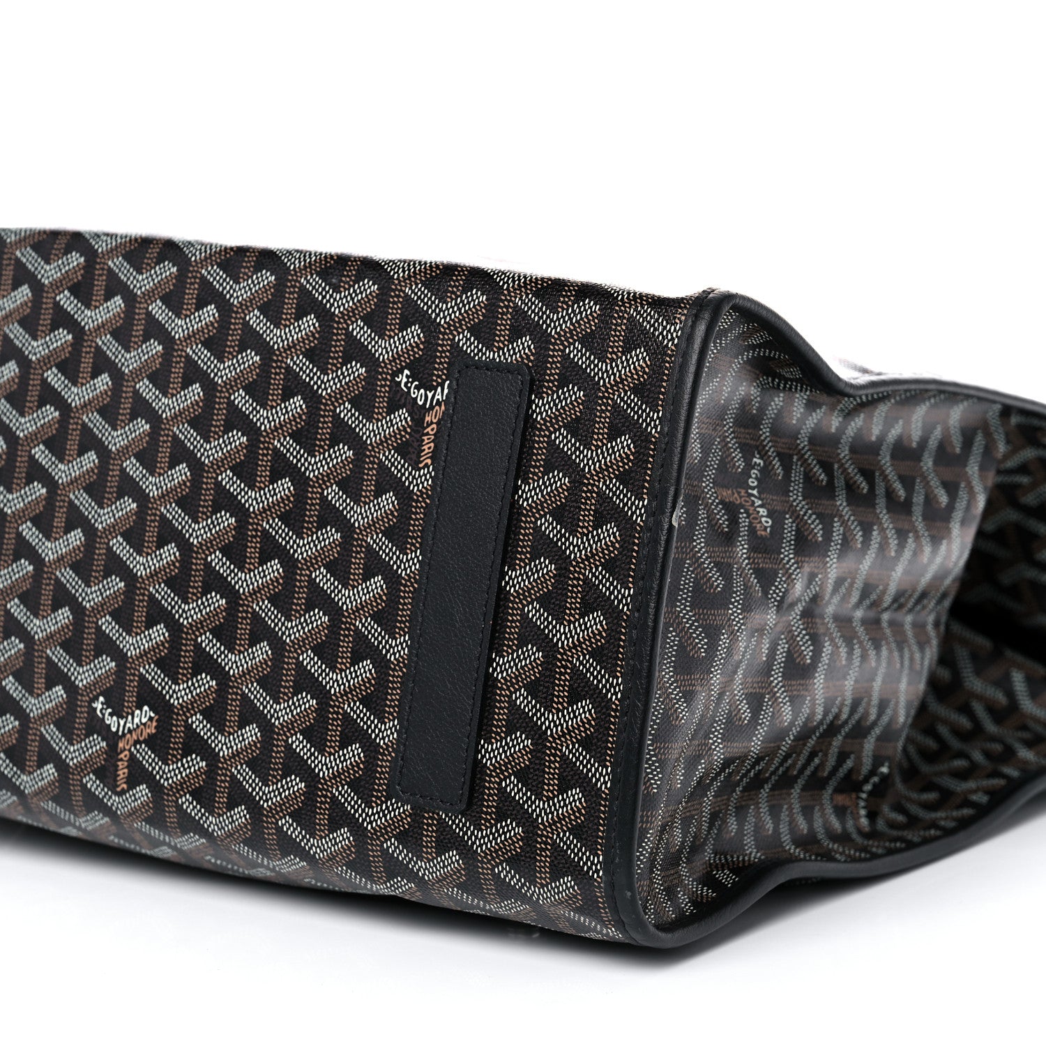 Goyard Goyardine Saint Leger Soft Briefcase Backpack Black 6 of 9