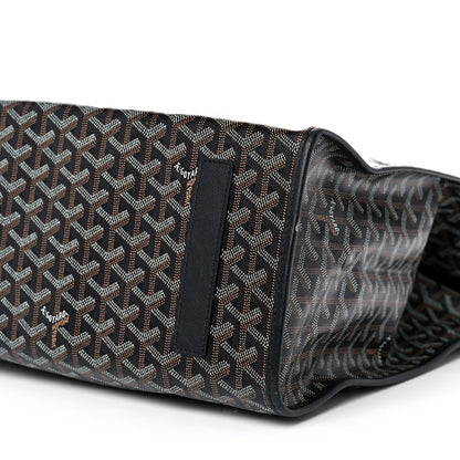 Goyard Goyardine Saint Leger Soft Briefcase Backpack Black 6 of 9