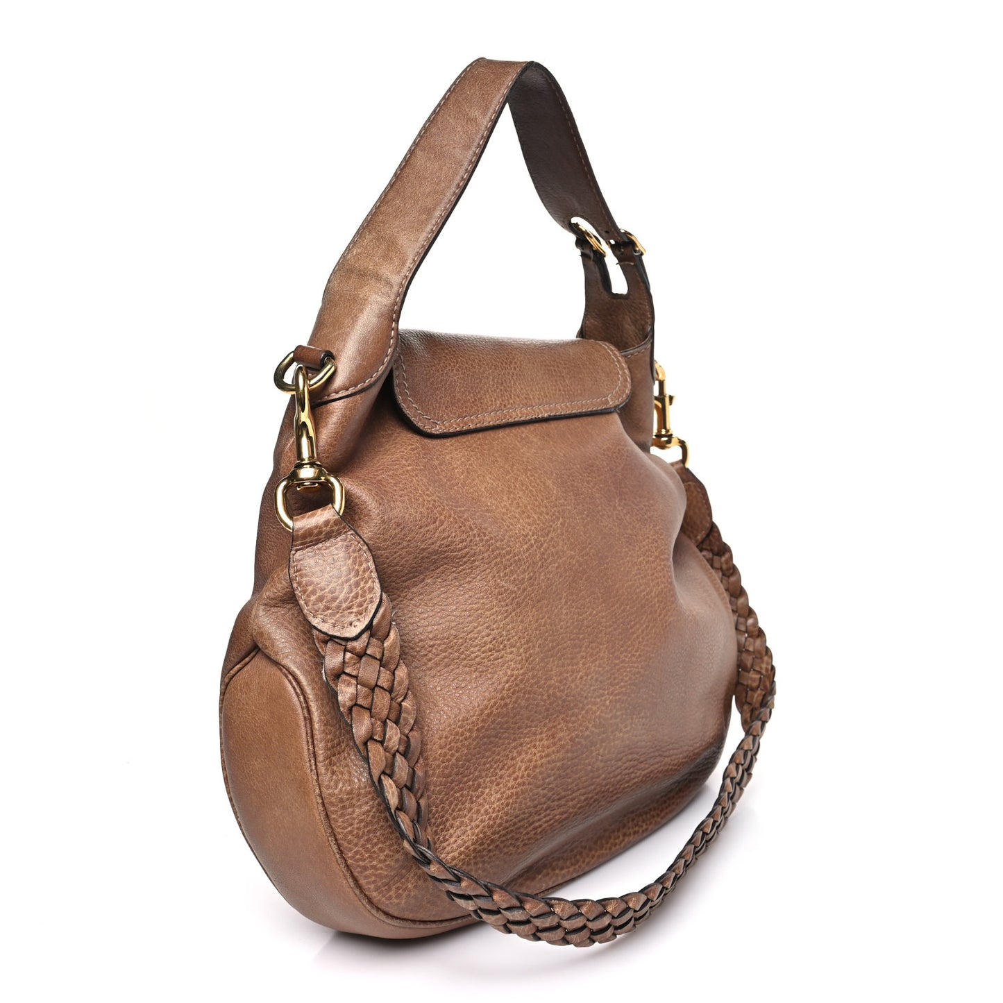 Libeccio Large New Pelham Shoulder Bag Brown