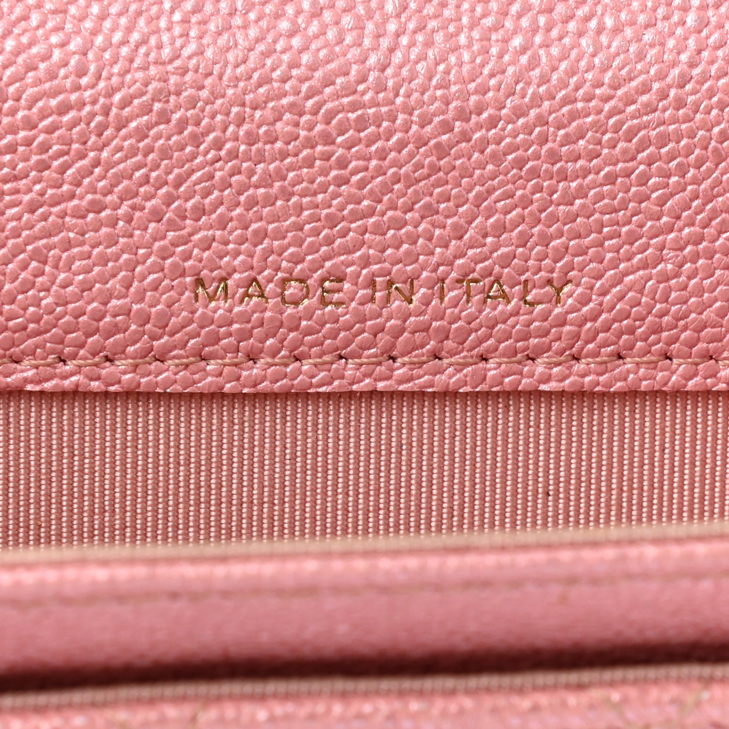 Chanel Iridescent Caviar Quilted Flap Card Holder Rose Pink 5 of 8