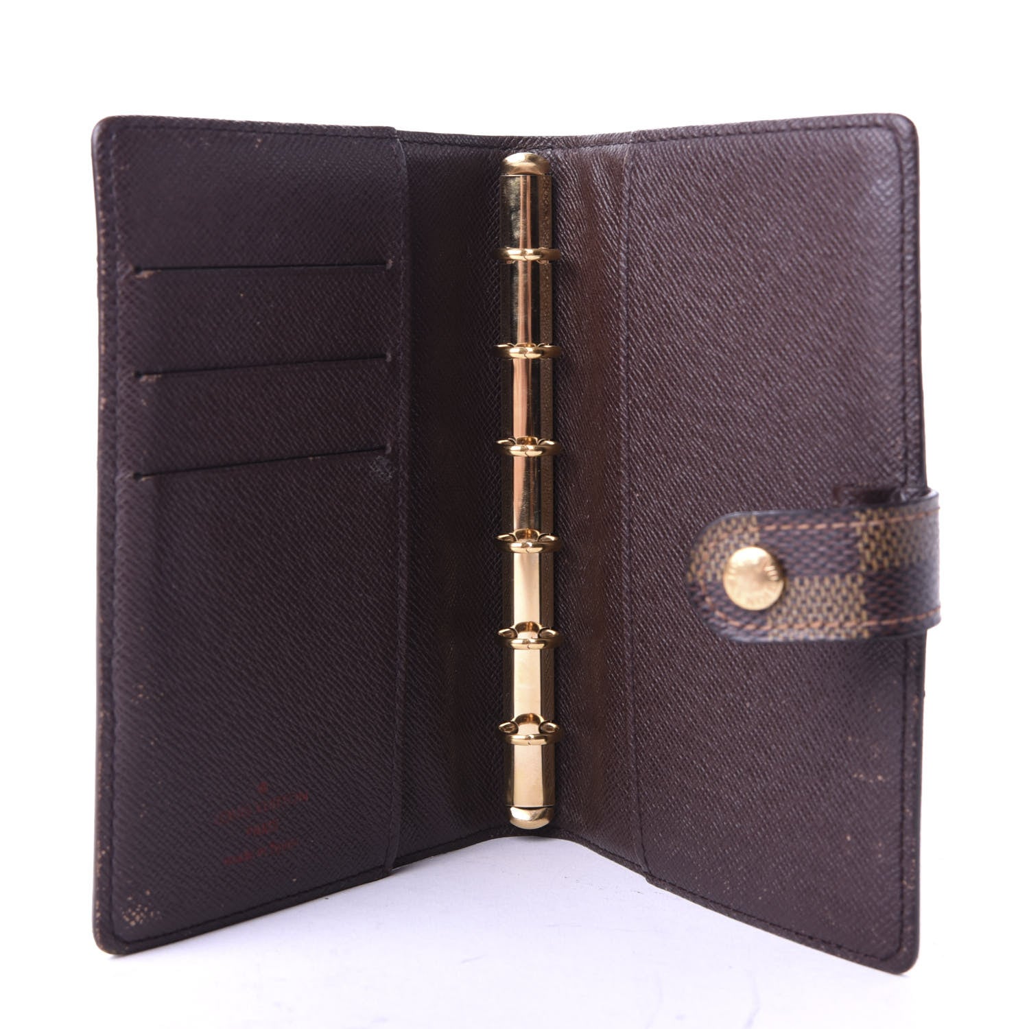 Louis Vuitton Damier Ebene Small Ring Agenda Cover 5 of 7