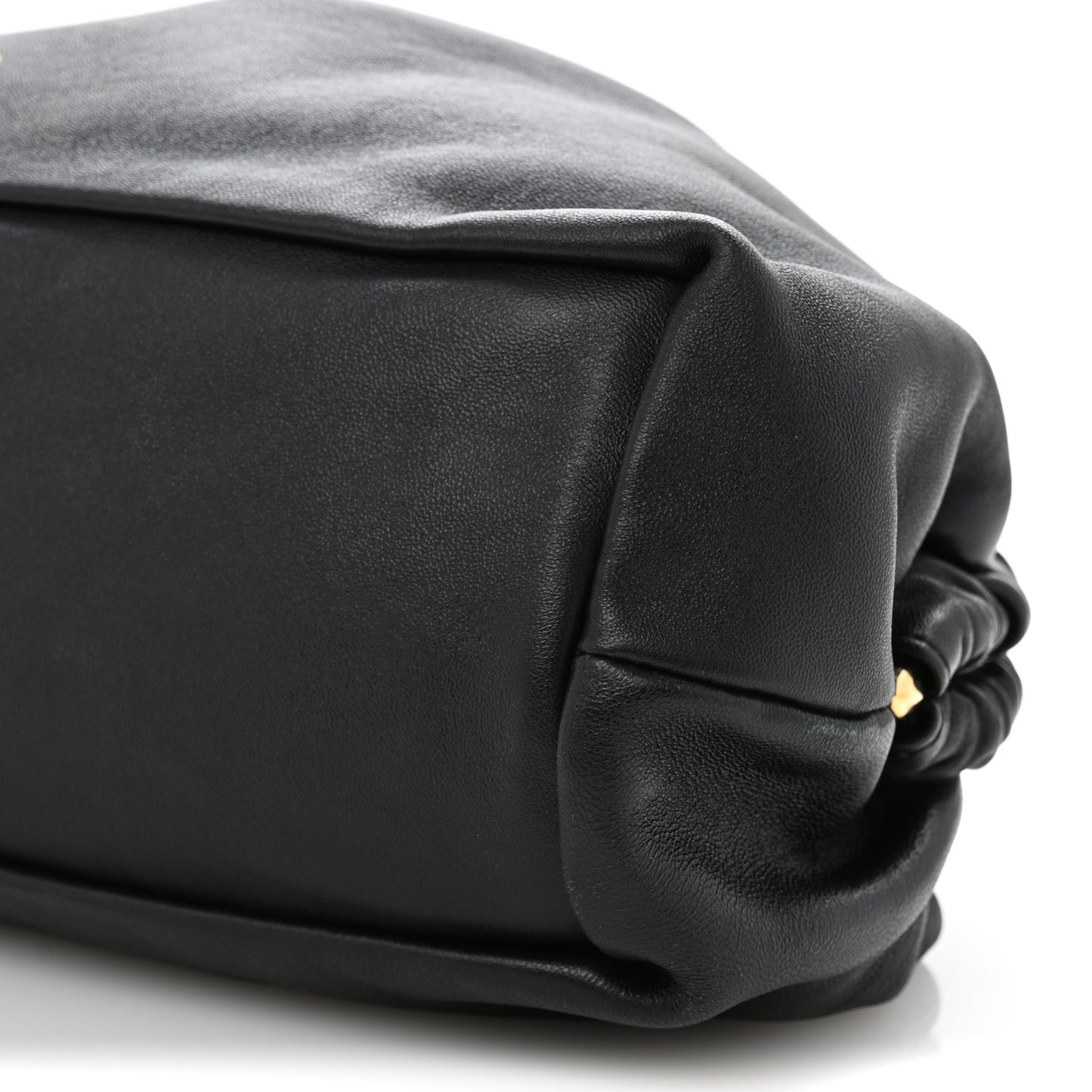 Lambskin Cloud Clutch Black