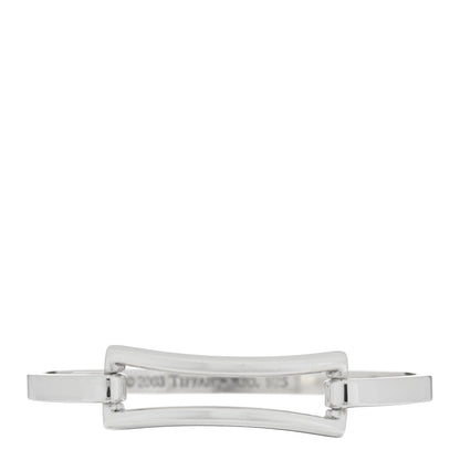 Tiffany Sterling Silver Rectangle Bangle Bracelet 1 of 3