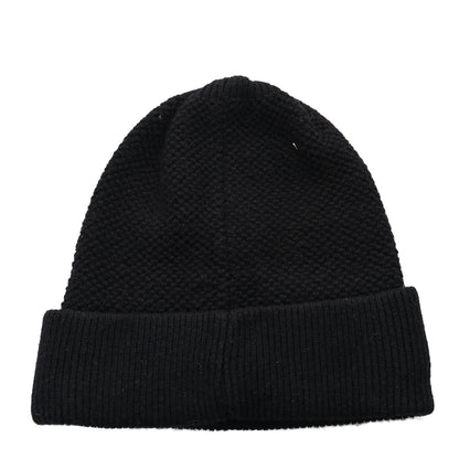 Chanel Cashmere CC Logo Beanie Hat Black 2 of 4