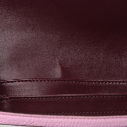 Givenchy Calfskin Duetto Crossbody Bag Burgundy Pink 7 of 7