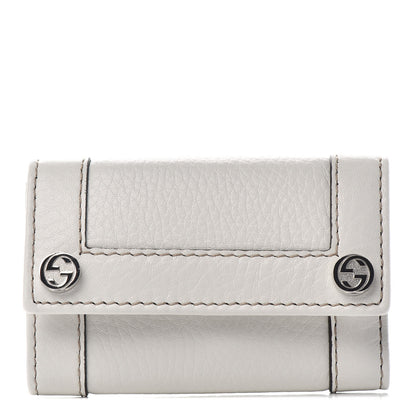 Gucci Calfskin Charmy 6 Key Holder Case White 1 of 6