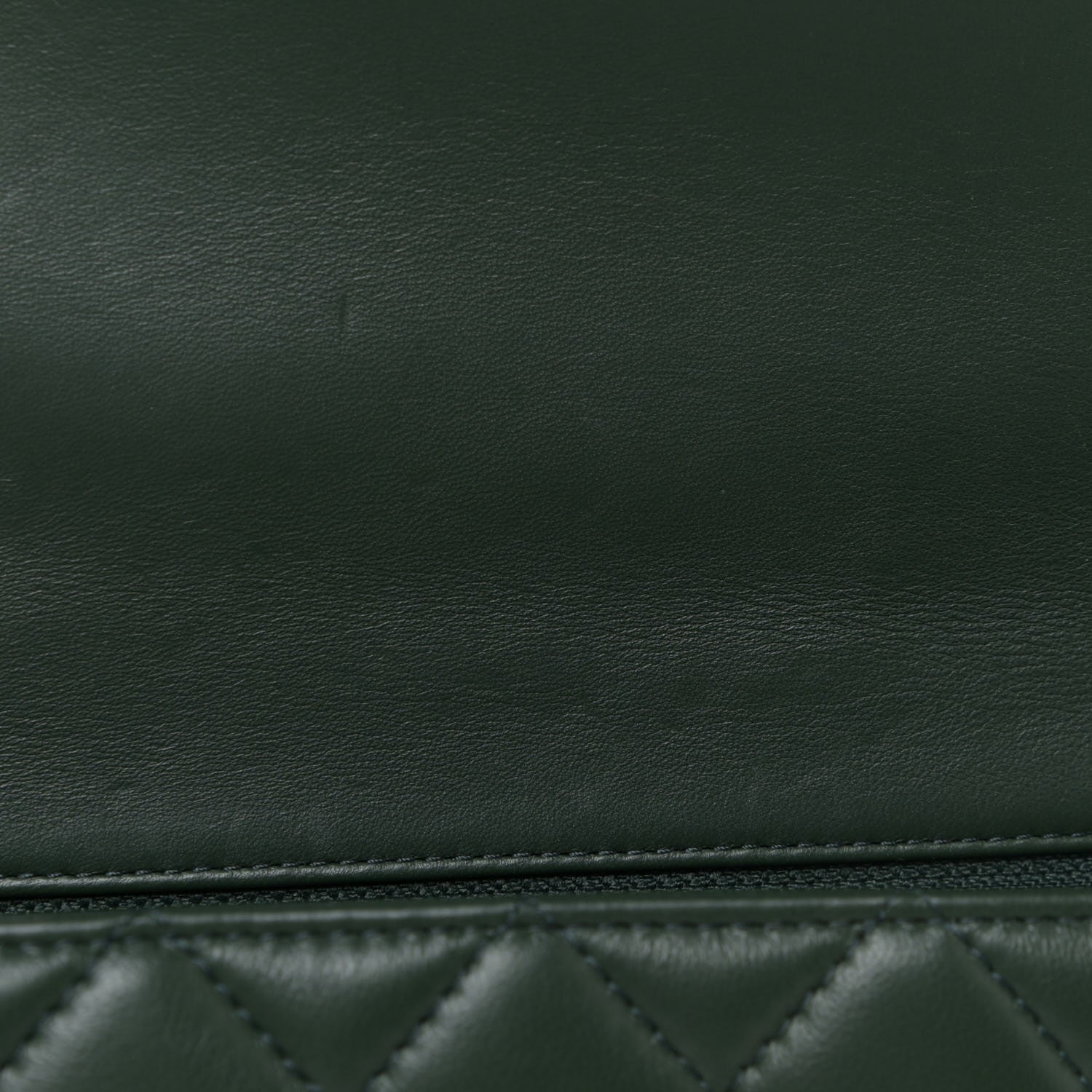 Chanel Lambskin Quilted Mini Rectangular Flap Green 13 of 15