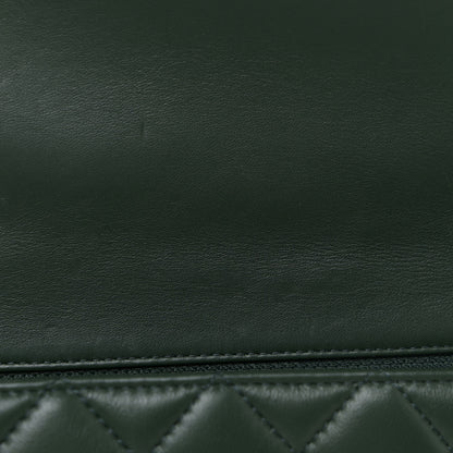 Chanel Lambskin Quilted Mini Rectangular Flap Green 13 of 15