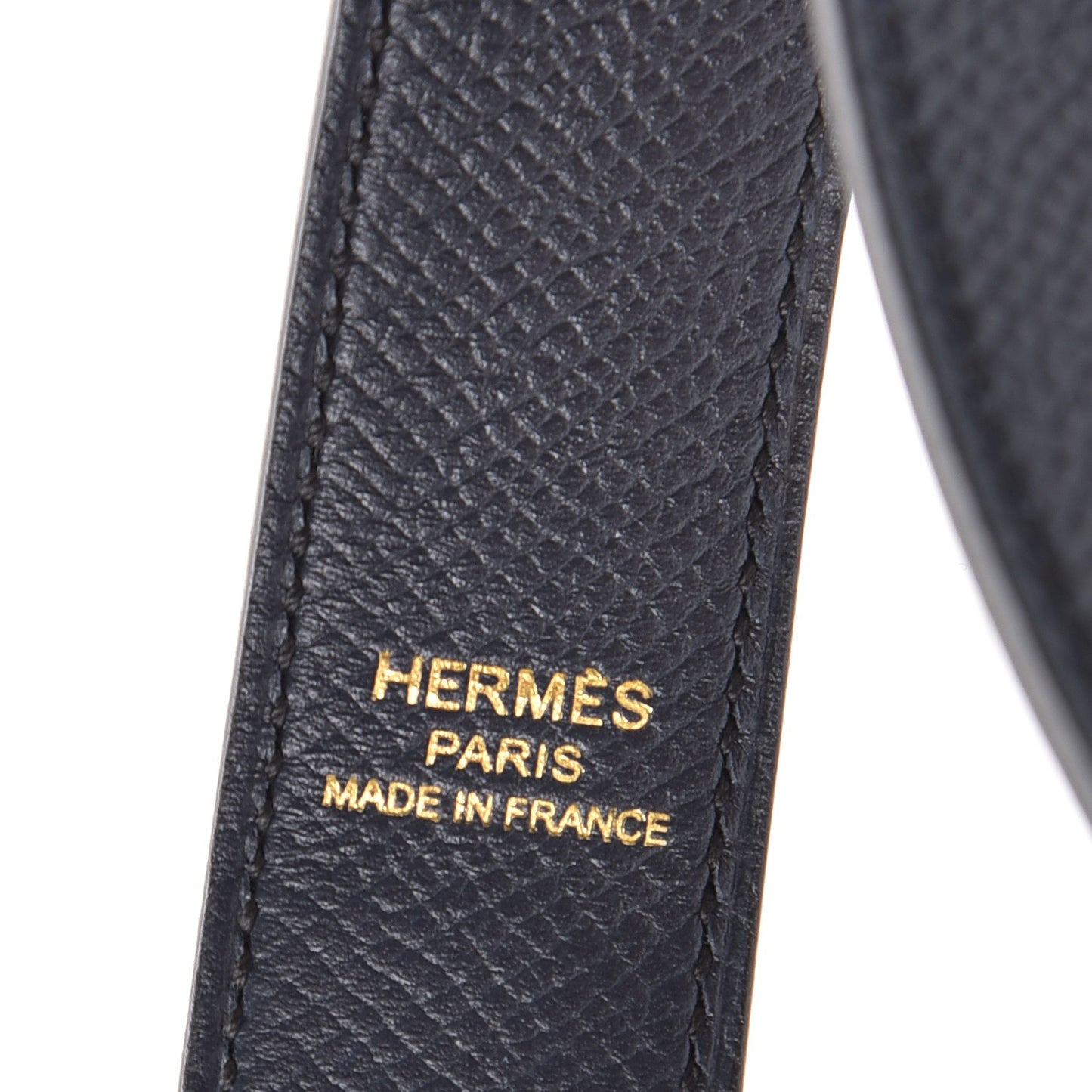 Epsom 25mm Tressage Shoulder Strap Bleu Indigo Rose Extreme Lime