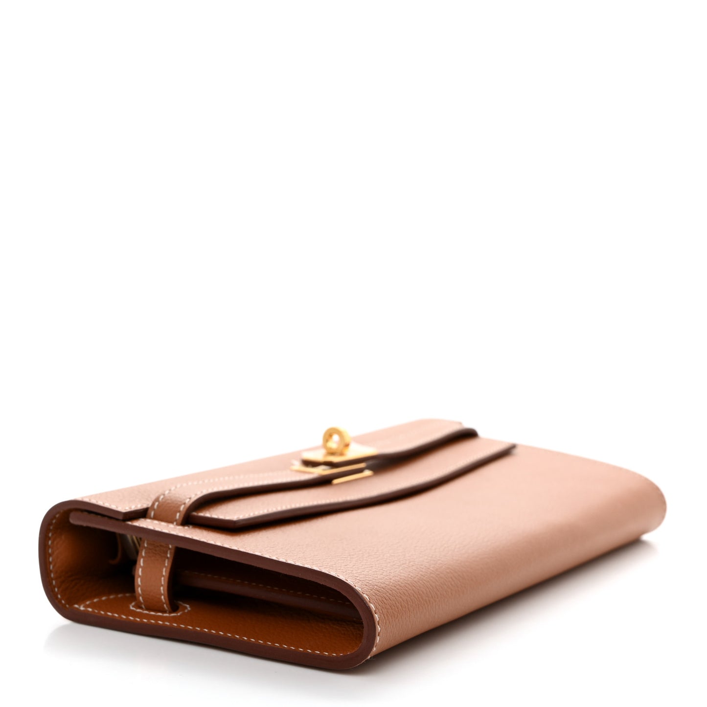Evercolor Kelly Wallet To Go Gold