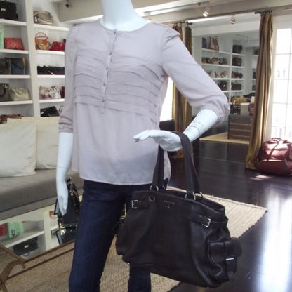 Prada Vitello Daino Tote Brown 2 of 11