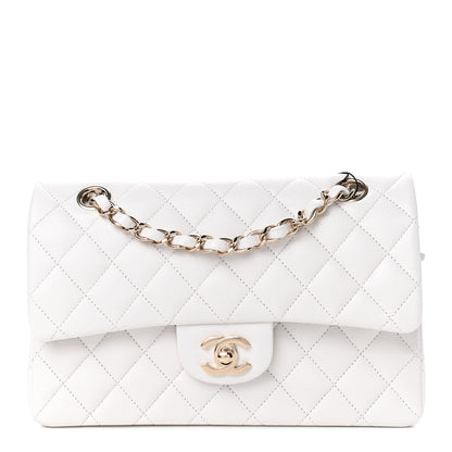 Chanel Caviar Quilted Small Double Flap White 1 of 4