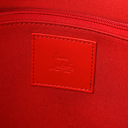 Christian Louboutin Linen Calfskin Large Nastroloubi F.A.V.L. Tote Alabatre 6 of 9