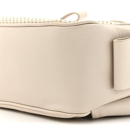 Bottega Veneta Perforated Calfskin Leggero Intrecciato Belt Bag Mist Plaster 9 of 11
