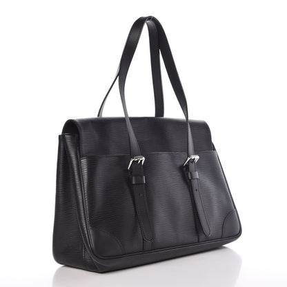 Louis Vuitton Epi Segur MM Black 3 of 14