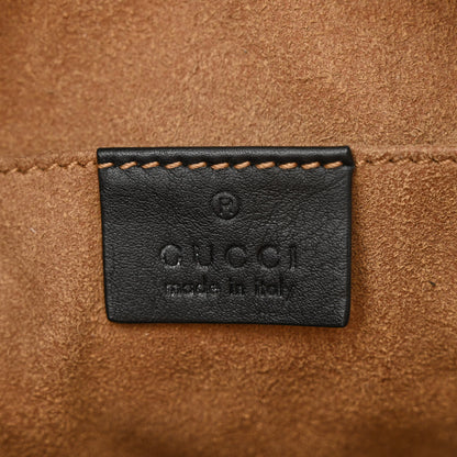 Gucci GG Supreme Monogram Arabesque Mini Chain Shoulder Bag Beige Black 6 of 10