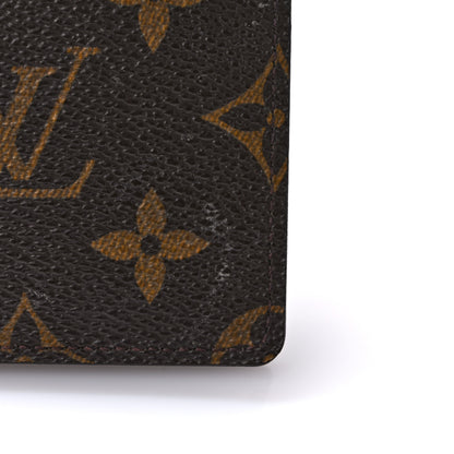 Louis Vuitton Monogram Simple Checkbook Holder Wallet Cover 8 of 10