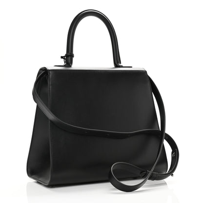 Delvaux Calfskin MM L'Humour Brillant Satchel Black 4 of 13