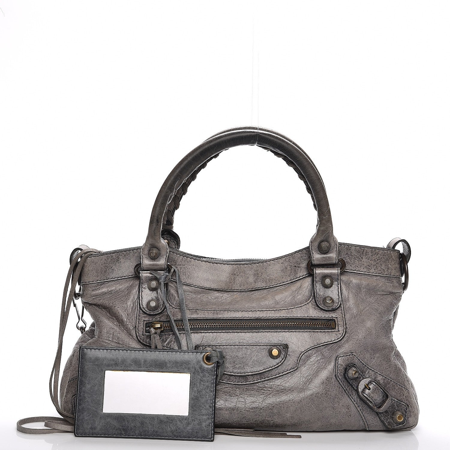 Balenciaga Agneau Rubber Covered Classic Hardware First Anthracite 1 of 14