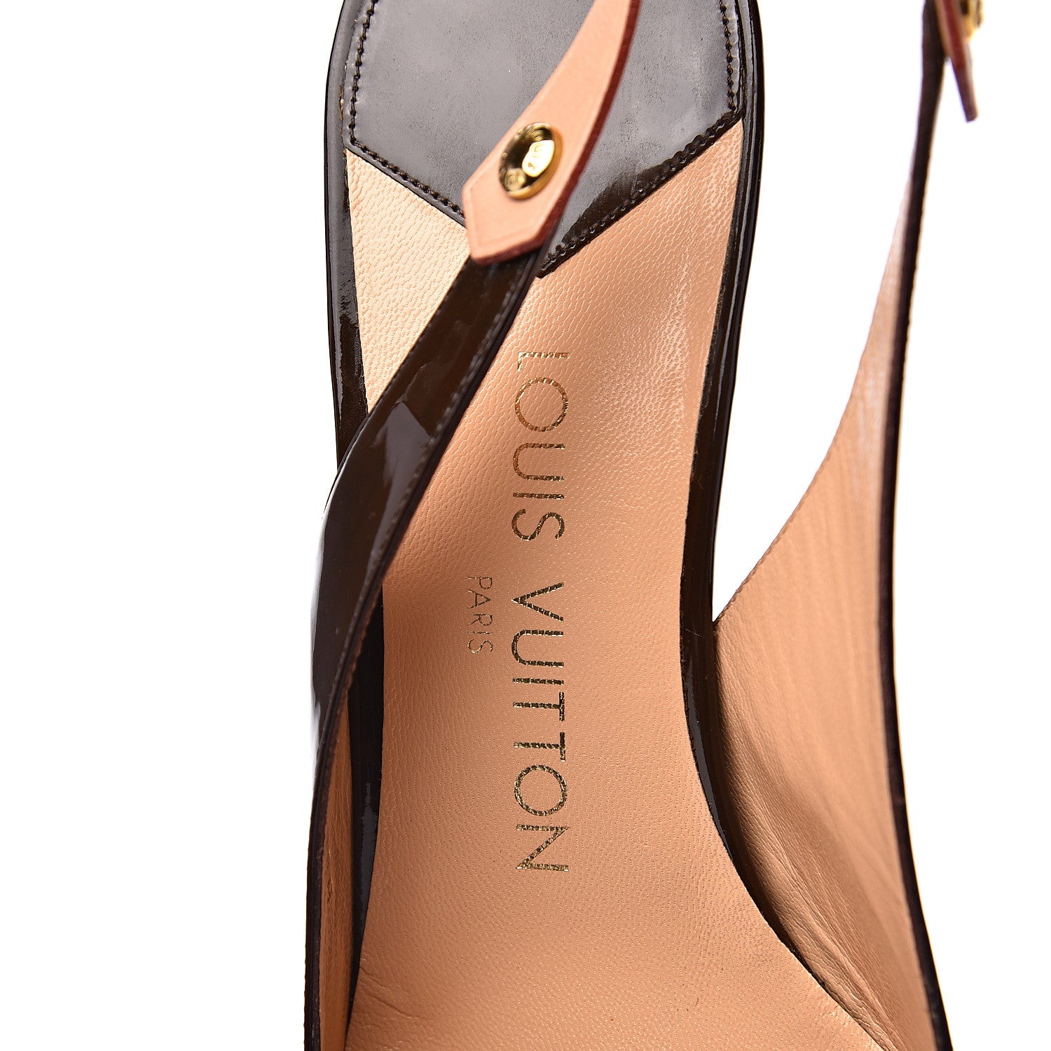 Louis Vuitton Patent Gina Pumps 39 Brown 6 of 11