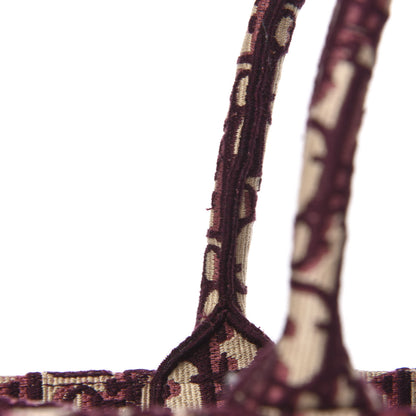 Christian Dior Oblique Large Book Tote Burgundy Multicolor 11 of 12