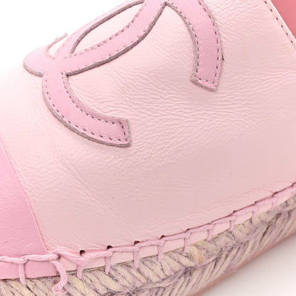 Chanel Lambskin CC Espadrilles 37 Light Pink 12 of 16