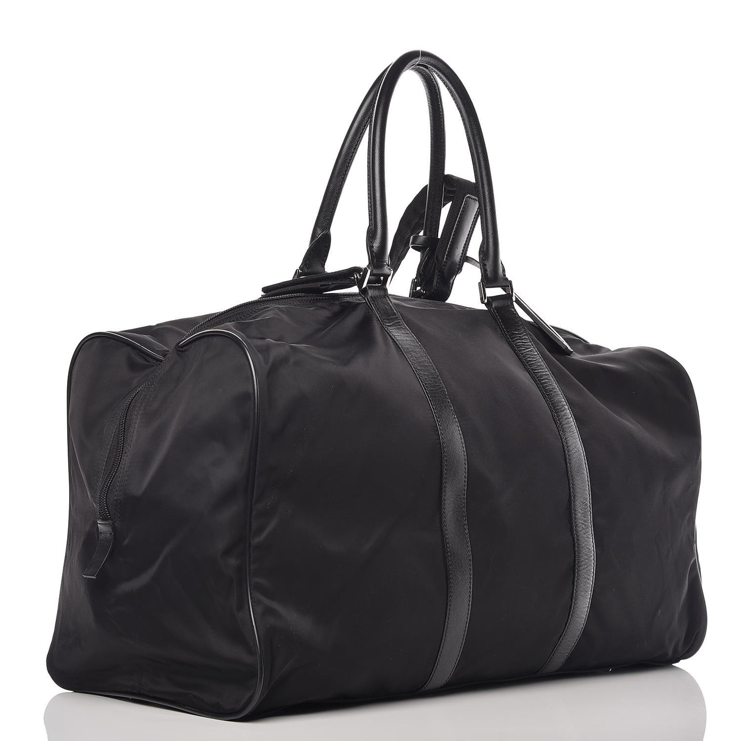 Nylon Viaggio Duffle Black