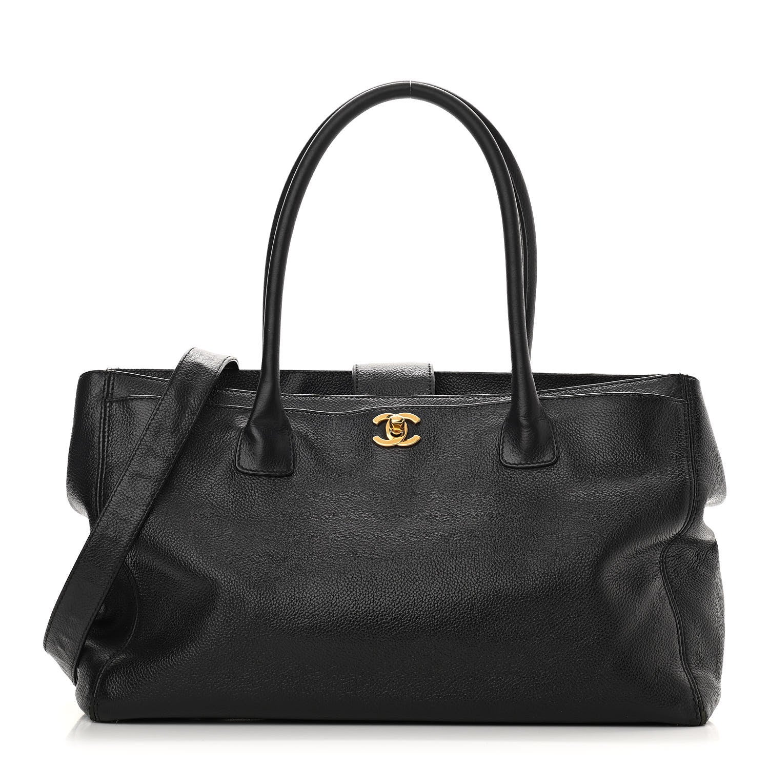 Chanel Caviar Cerf Executive Shopper Tote Black 1 of 10