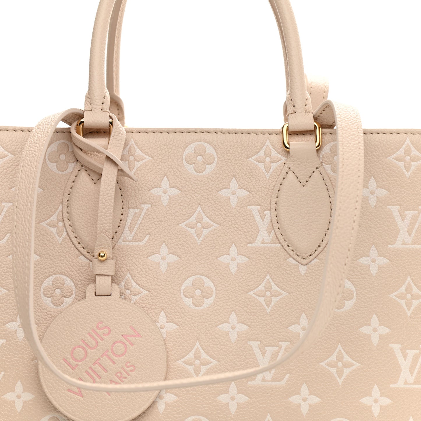 Empreinte Monogram Spring In The City Onthego MM Beige Pink Yellow