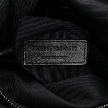 Saint Laurent Vintage Lambskin Chevron Monogram Medium Nolita Black 7 of 10