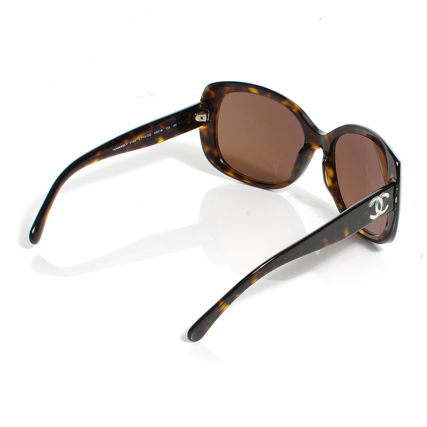 Chanel CC Sunglasses 5183 Tortoise 2 of 5