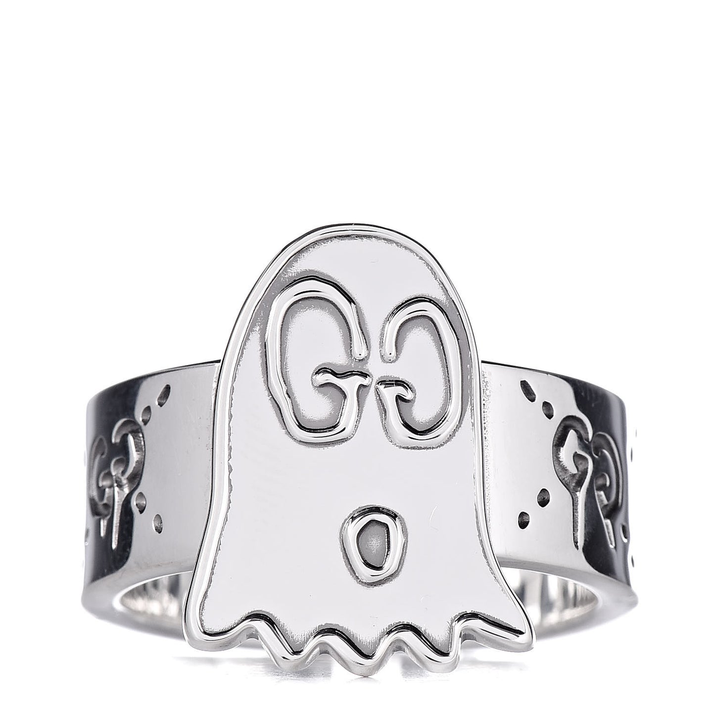 Sterling Silver GucciGhost Ring 62 10