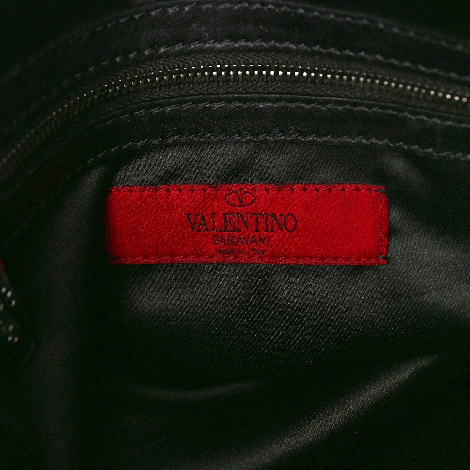Valentino Garavani Nappa Pleated Petale Tote Black 6 of 12